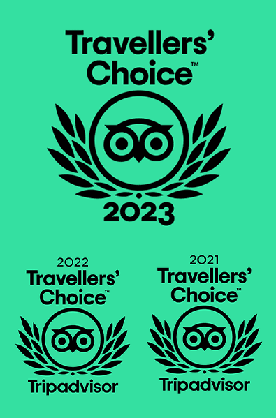 TripAdvisor Travellers’ Choice 2021/2022/2023