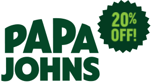 Papa Johns / 20% off